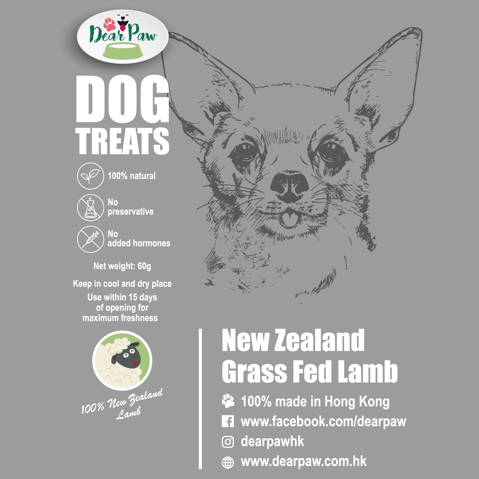NZ Grass Fed Lamb treat